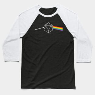 Dark Side of the Moon d20 Baseball T-Shirt